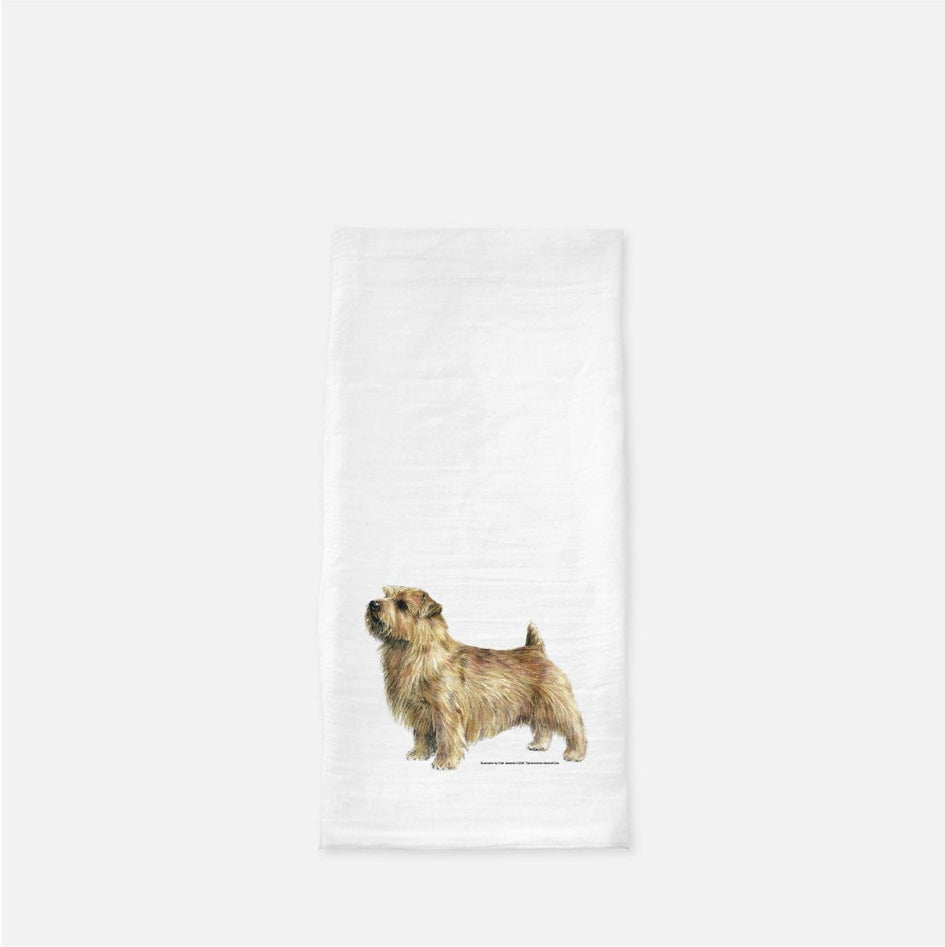 Norfolk Terrier Tea Towel