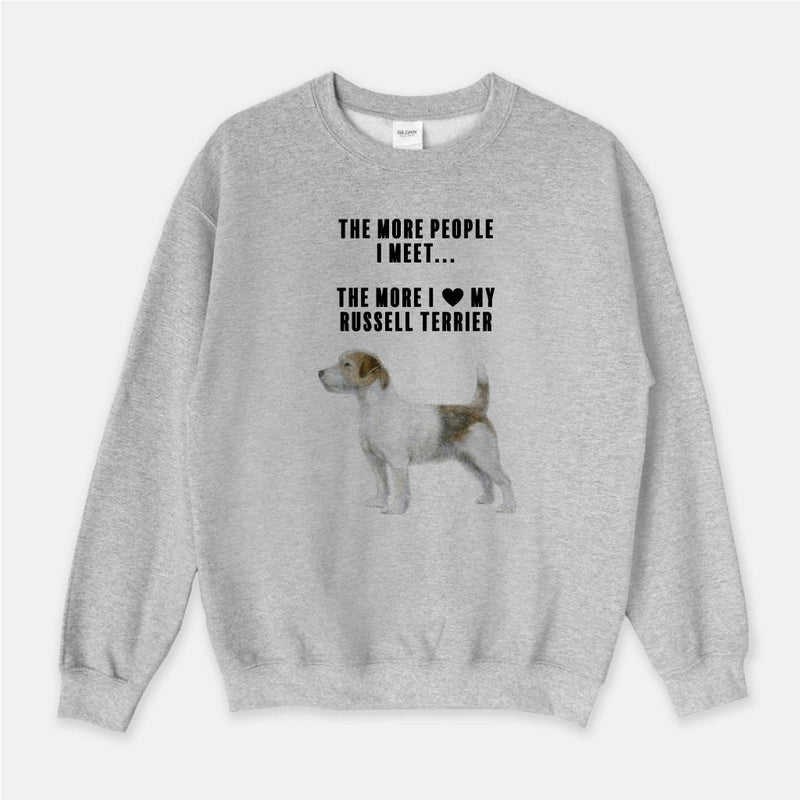 Russell Terrier Love Unisex Crew Neck Sweatshirt