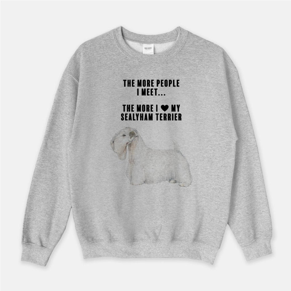 Sealyham Terrier Love Unisex Crew Neck Sweatshirt