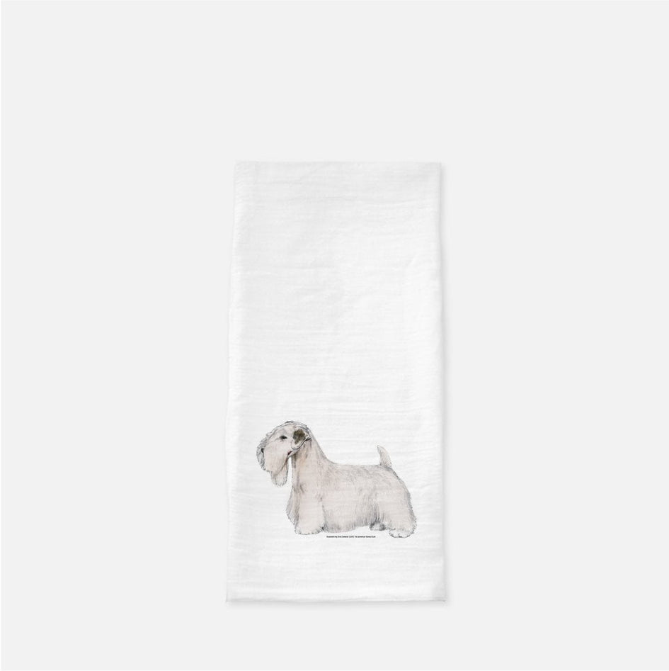 Sealyham Terrier Tea Towel