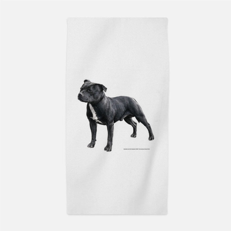 Staffordshire Bull Terrier Beach Towel