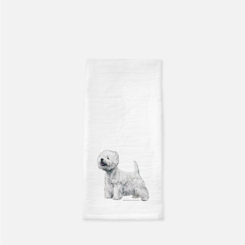 West Highland White Terrier Tea Towel