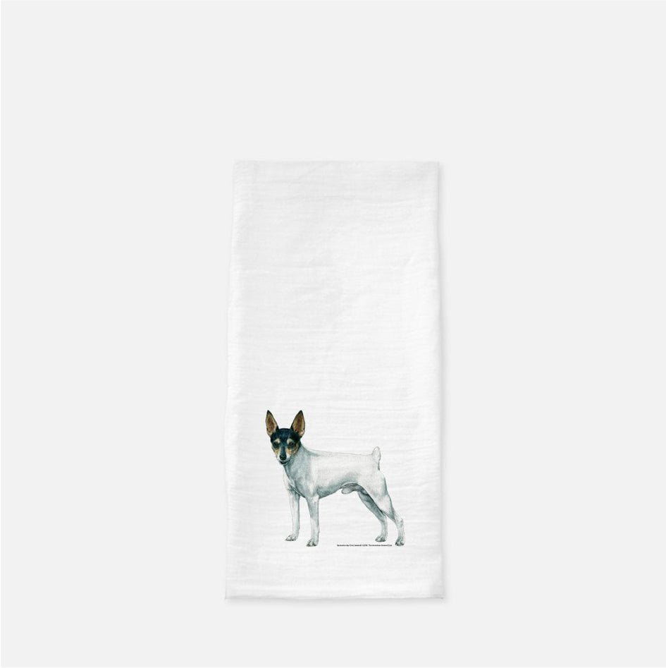 Toy Fox Terrier Tea Towel