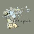 Take A Paws - Ladies Plus V-Neck Tee