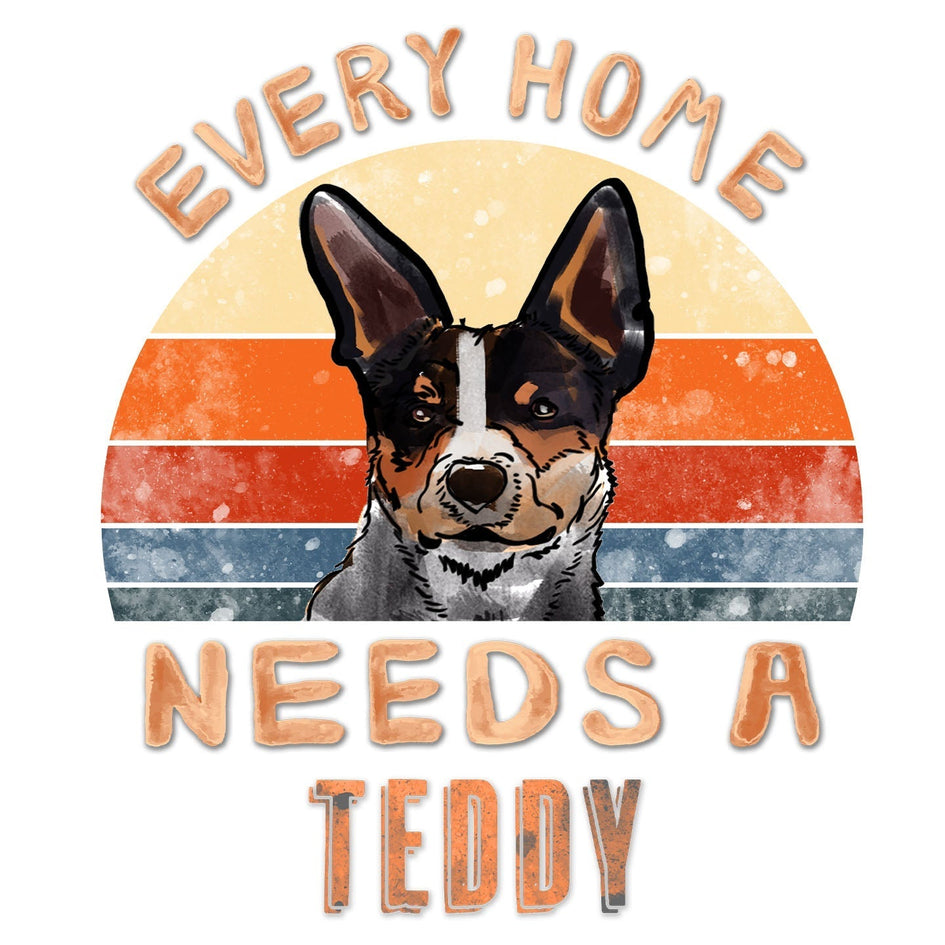Every Home Needs a Teddy Roosevelt Terrier - Women's V-Neck T-Shirt