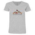 The Courageous Do Not Lie Down - Ladies T-Shirt V-Neck