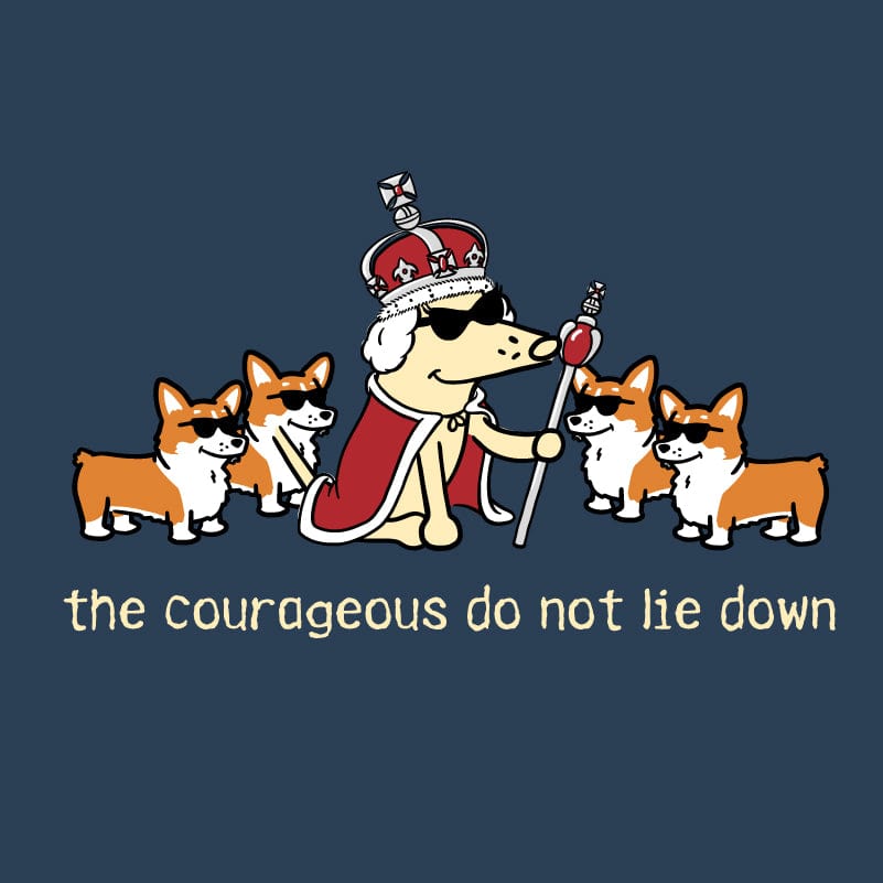 The Courageous Do Not Lie Down - Ladies Plus V-Neck Tee