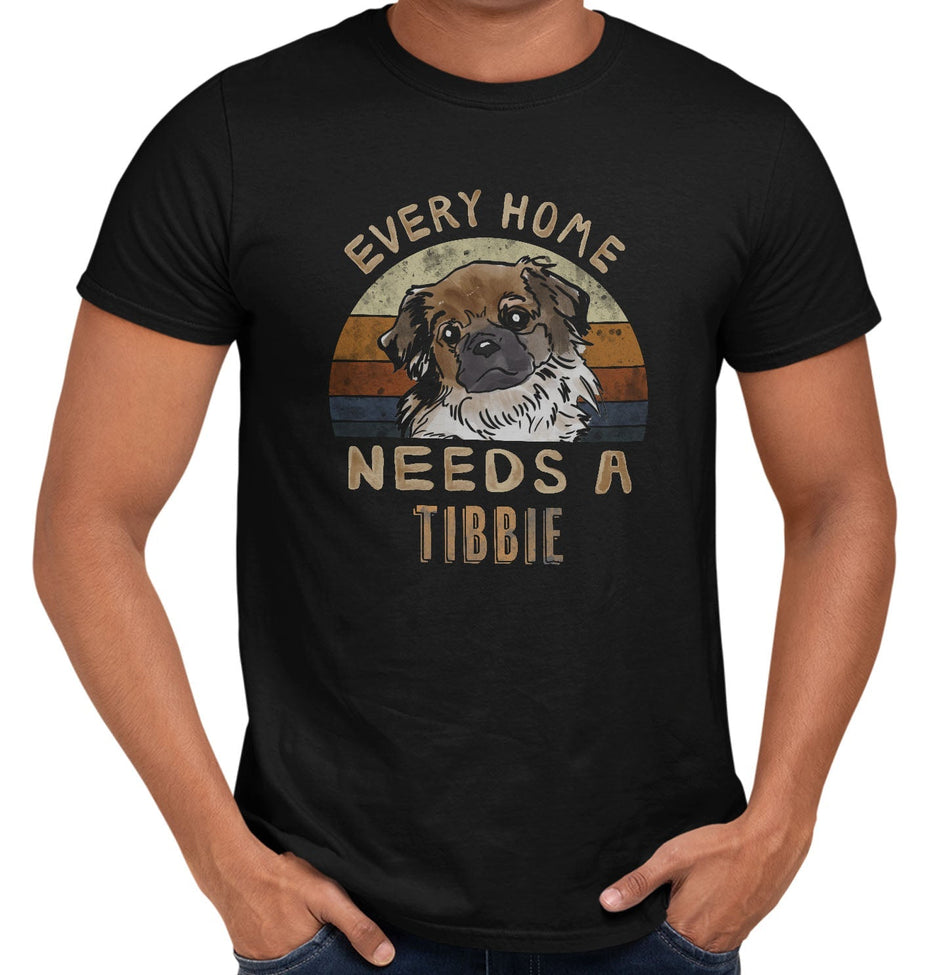 Every Home Needs a Tibetan Spaniel - Adult Unisex T-Shirt