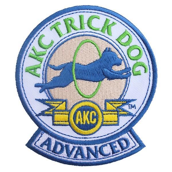 AKC Trick Dog Advanced Patch 3.5" (shipping included)
