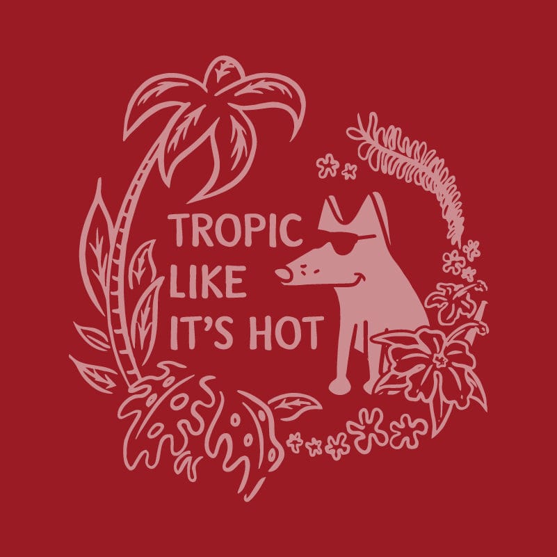 Tropic Like It's Hot - Ladies T-Shirt V-Neck