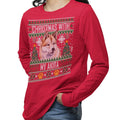 Ugly Christmas Sweater with My Akita - Adult Unisex Long Sleeve T-Shirt