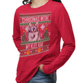 Ugly Christmas Sweater with My Alaskan Klee Kai - Adult Unisex Long Sleeve T-Shirt