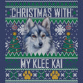Ugly Sweater Christmas with My Alaskan Klee Kai - Adult Unisex Crewneck Sweatshirt