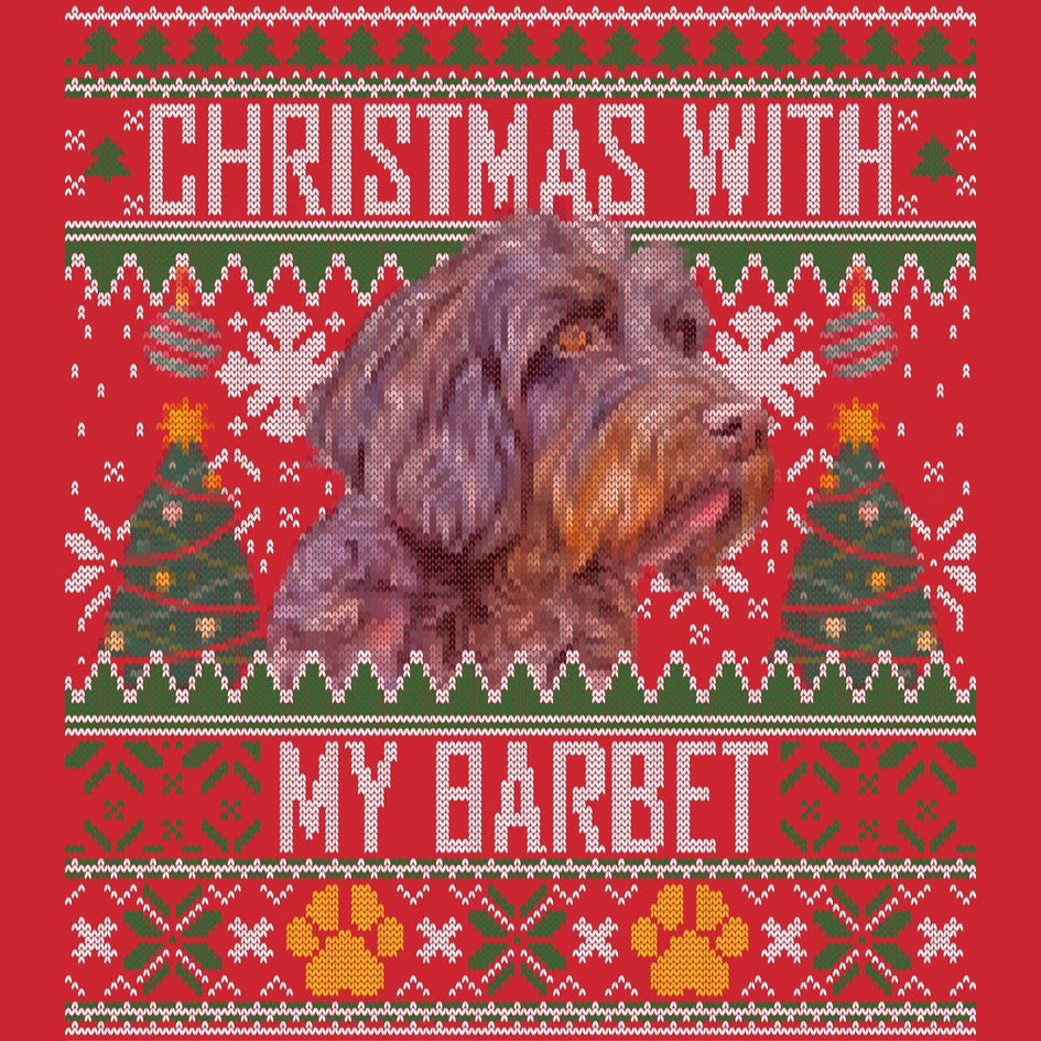 Ugly Sweater Christmas with My Barbet - Adult Unisex Long Sleeve T-Shirt