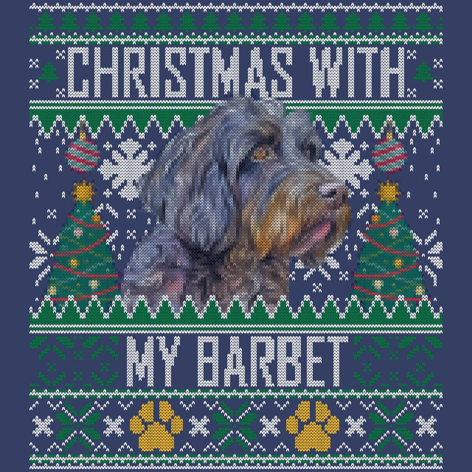 Ugly Sweater Christmas with My Barbet - Adult Unisex Crewneck Sweatshirt