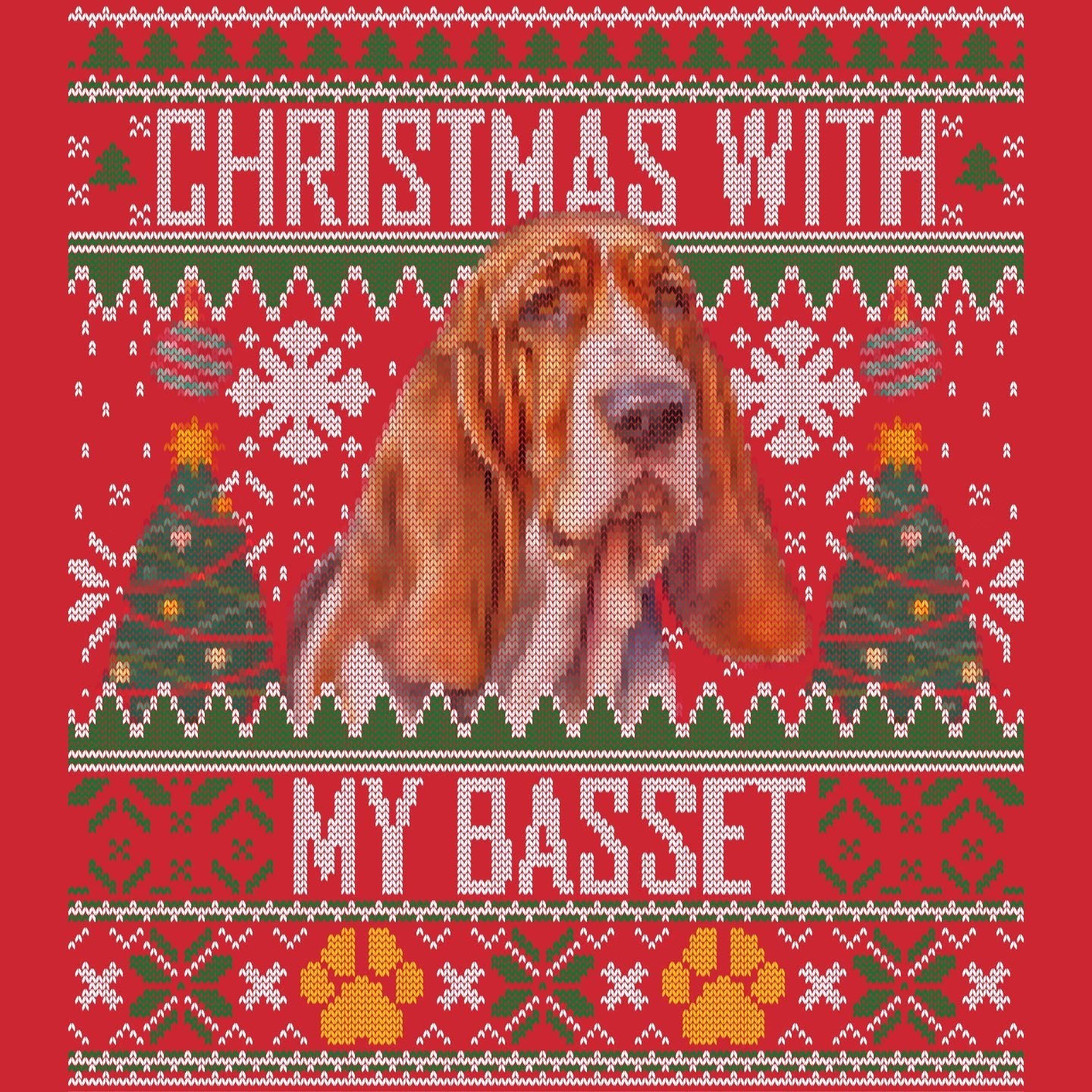 Basset hound christmas outlet sweater