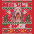 Ugly Sweater Christmas with My Bearded Collie - Adult Unisex Long Sleeve T-Shirt