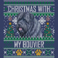 Ugly Sweater Christmas with My Bouvier des Flandres - Adult Unisex Crewneck Sweatshirt