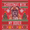 Ugly Sweater Christmas with My Boxer - Adult Unisex Long Sleeve T-Shirt