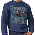 Ugly Sweater Christmas with My Boykin Spaniel - Adult Unisex Crewneck Sweatshirt