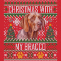 Ugly Sweater Christmas with My Bracco Italiano - Adult Unisex Long Sleeve T-Shirt