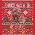 Ugly Sweater Christmas with My Briard - Adult Unisex Long Sleeve T-Shirt