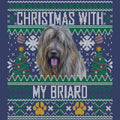 Ugly Sweater Christmas with My Briard - Adult Unisex Crewneck Sweatshirt