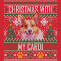 Ugly Sweater Christmas with My Cardigan Welsh Corgi - Adult Unisex Long Sleeve T-Shirt