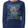 Ugly Sweater Christmas with My Coton de Tulear - Adult Unisex Long Sleeve T-Shirt
