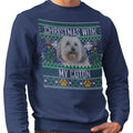 Ugly Sweater Christmas with My Coton de Tulear - Adult Unisex Crewneck Sweatshirt