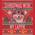 Ugly Sweater Christmas with My Finnish Lapphund - Adult Unisex Long Sleeve T-Shirt