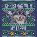 Ugly Sweater Christmas with My Finnish Lapphund - Adult Unisex Crewneck Sweatshirt