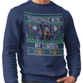 Ugly Sweater Christmas with My Gordon Setter - Adult Unisex Crewneck Sweatshirt