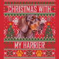 Ugly Sweater Christmas with My Harrier - Adult Unisex Long Sleeve T-Shirt