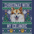 Ugly Sweater Christmas with My Icelandic Sheepdog - Adult Unisex Crewneck Sweatshirt