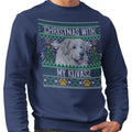 Ugly Sweater Christmas with My Kuvasz - Adult Unisex Crewneck Sweatshirt
