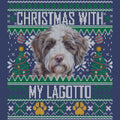 Ugly Sweater Christmas with My Lagotto Romagnolo - Adult Unisex Crewneck Sweatshirt
