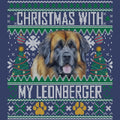 Ugly Sweater Christmas with My Leonberger - Adult Unisex Crewneck Sweatshirt