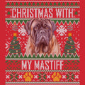 Ugly Sweater Christmas with My Mastiff - Adult Unisex Long Sleeve T-Shirt