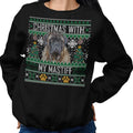 Ugly Sweater Christmas with My Mastiff - Adult Unisex Crewneck Sweatshirt