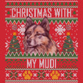 Ugly Sweater Christmas with My Mudi - Adult Unisex Long Sleeve T-Shirt