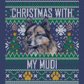 Ugly Sweater Christmas with My Mudi - Adult Unisex Crewneck Sweatshirt