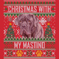 Ugly Sweater Christmas with My Neapolitan Mastiff - Adult Unisex Long Sleeve T-Shirt