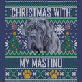 Ugly Sweater Christmas with My Neapolitan Mastiff - Adult Unisex Crewneck Sweatshirt