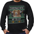 Ugly Sweater Christmas with My Nova Scotia Duck Tolling Retriever - Adult Unisex Long Sleeve T-Shirt