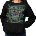Ugly Sweater Christmas with My Pekingese - Adult Unisex Crewneck Sweatshirt