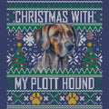Ugly Sweater Christmas with My Plott Hound - Adult Unisex Crewneck Sweatshirt