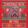 Ugly Sweater Christmas with My Puli - Adult Unisex Long Sleeve T-Shirt