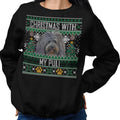 Ugly Sweater Christmas with My Puli - Adult Unisex Crewneck Sweatshirt