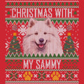 Ugly Sweater Christmas with My Samoyed - Adult Unisex Long Sleeve T-Shirt